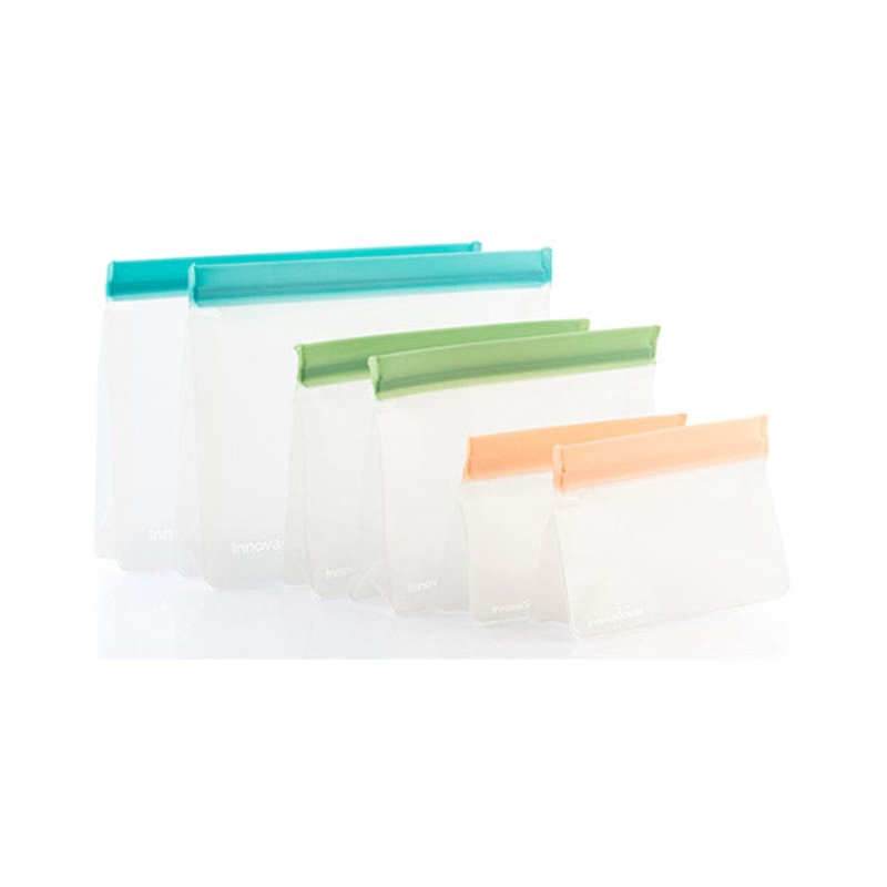 InnovaGoods Set of Reusable Hermetically-Sealed Bags Zags 6 Pieces – V0103189