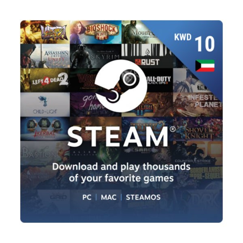 Kuwait – Steam Wallets 10 KWD