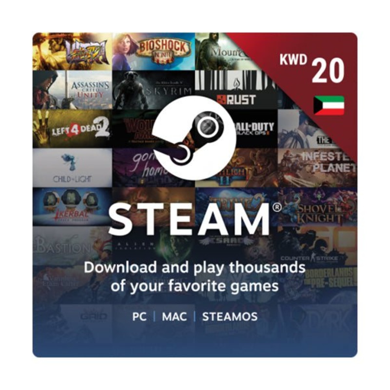 Kuwait – Steam Wallets 20 KWD