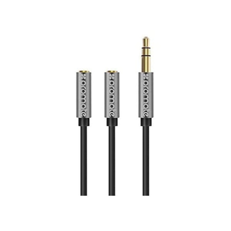 Promate, Auxkit Premium 3-in-1 Auxiliary Cable Kit – (Pack of1)