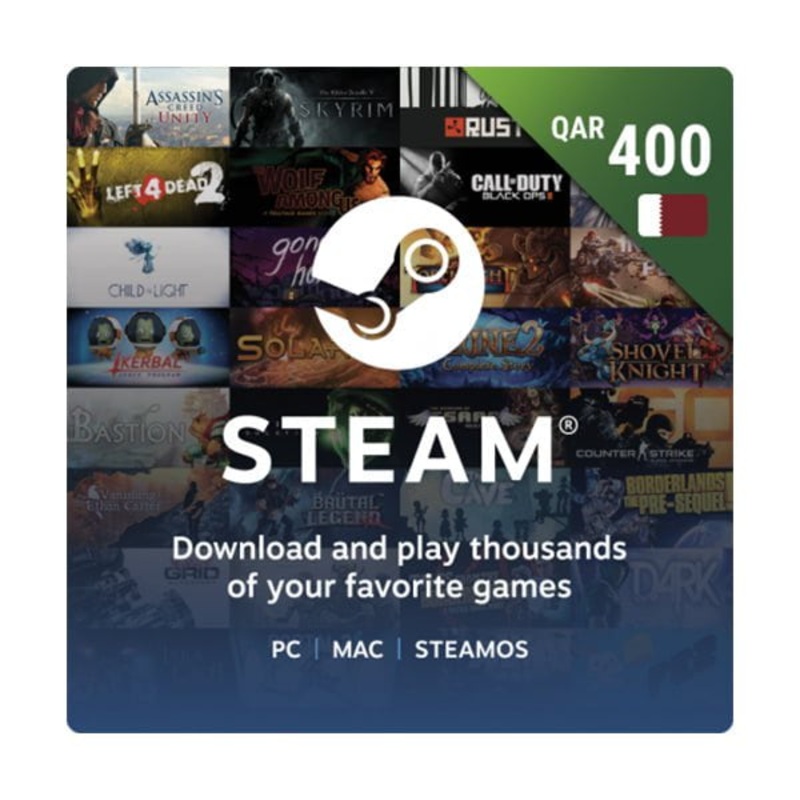 Qatar – Steam Wallets 400 QAT