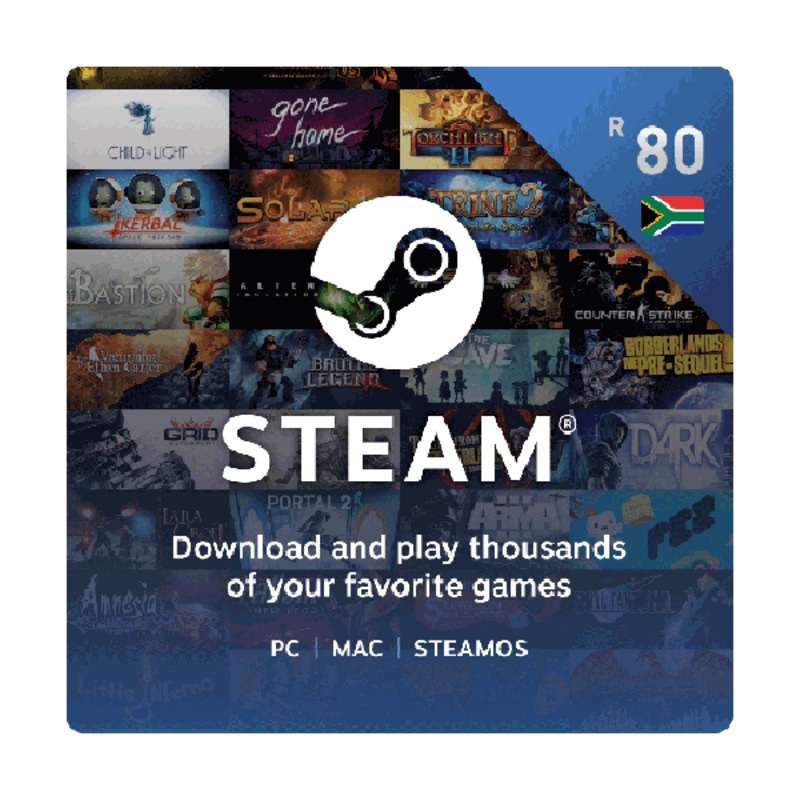 South Africa – Steam ZAR 80