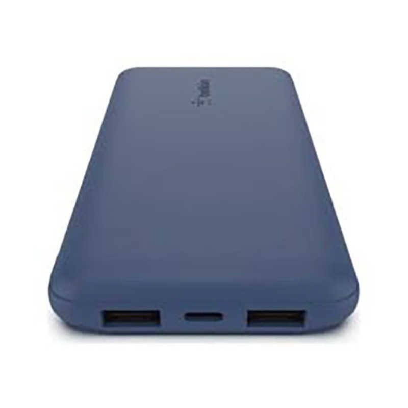 Belkin, BPB011BTBL USB C Portable Power Bank 10000 mAh with 1 USB C Port and 2 USB A Ports for up to 15W Charging for iPhone, Android, AirPods, iPad, and More , 10K
