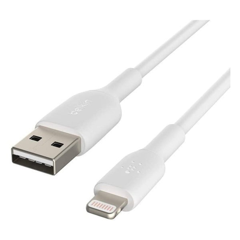 Belkin, CAA001BT1MWH2PK Lightning Cable (2 Pack) Boost Charge Lightning to USB Cable for iPhone, iPad, AirPods, MFi-Certified iPhone Charging Cable, 3.3ft/1m