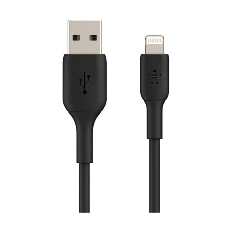 Belkin, CAA001BT2MBK Lightning Cable Boost Charge Lightning to USB Cable for iPhone, iPad, AirPods MFi-Certified iPhone Charging Cable 6.5ft/2m