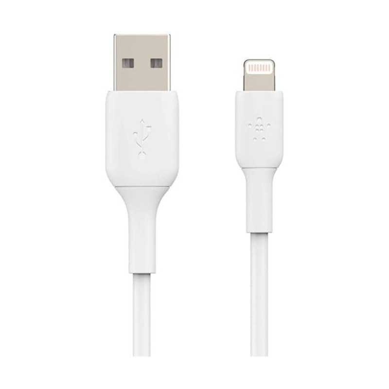 Belkin, CAA001bt3MWH Lightning Cable Boost Charge Lightning to USB Cable for iPhone, iPad, AirPods MFi-Certified iPhone Charging Cable 3m
