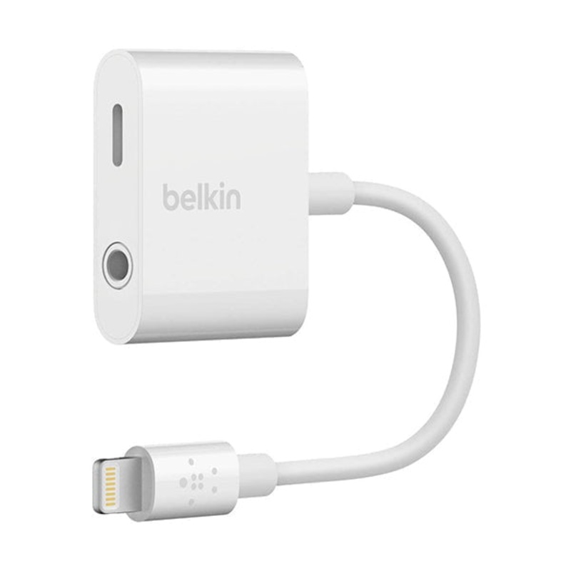 Belkin, F8J212btWHT 3.5mm Audio + Charge Rockstar (iPhone Aux Adapter)
