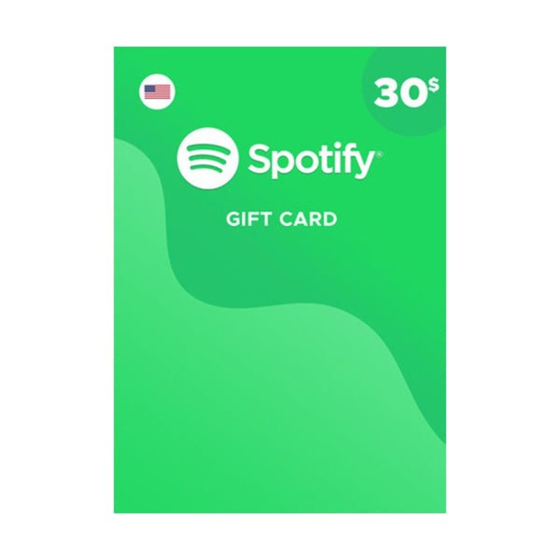 Spotify USD 30 Digital Code USA