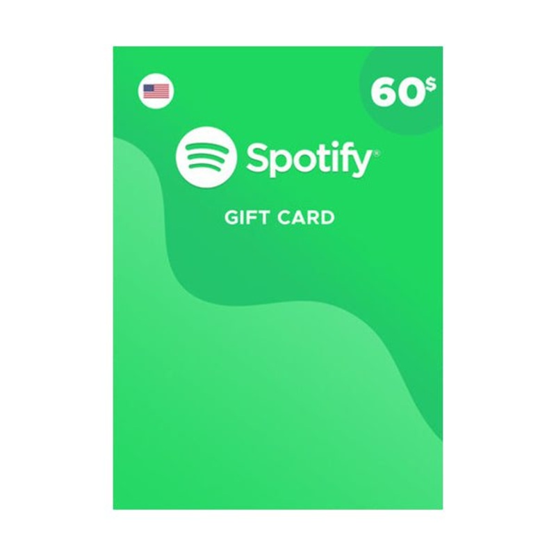 Spotify USD 60 Digital Code USA