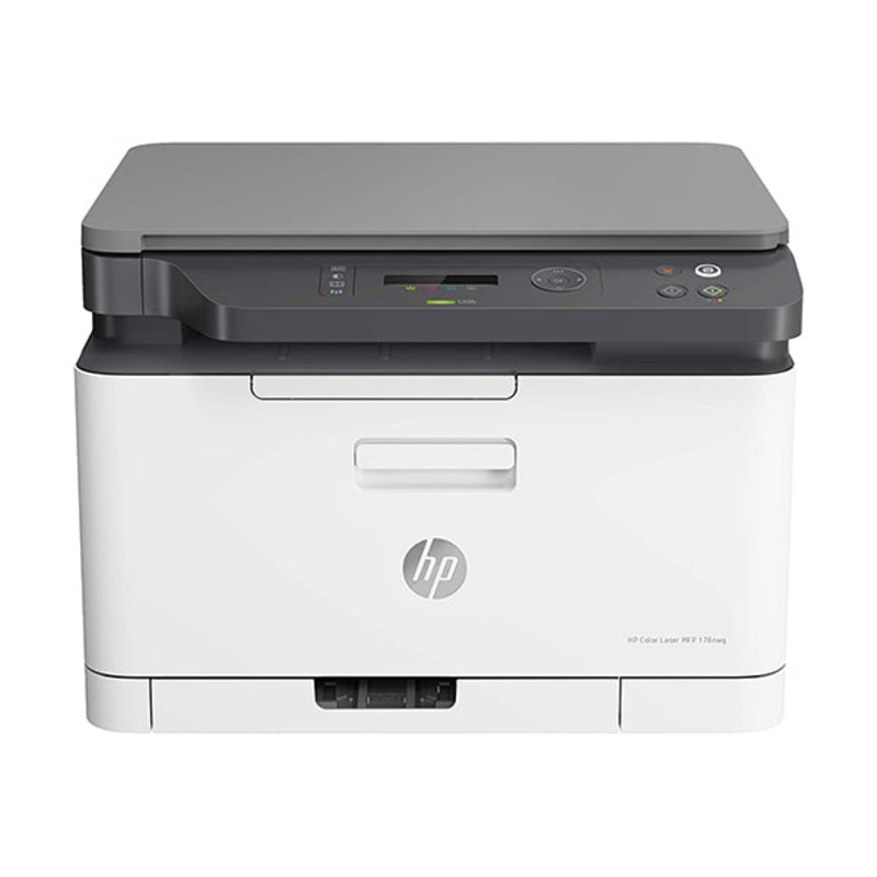 HP Color Laser 178nw Wireless All in One Laser Printer with Mobile Printing & Built-in Ethernet, Works with Alexa, 4ZB96A