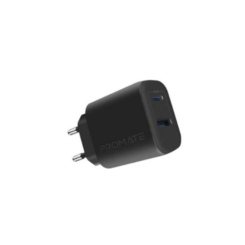 Promate, BIPLUG-2.EU 17W High-Speed Dual Port Charger