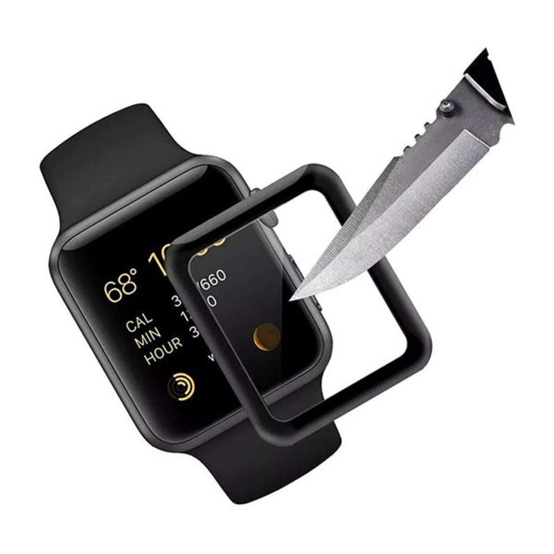 Promate, Guardio-38 3D Tempered Glass Screen Protector for Apple Watch 1,2 ,3, 4. 9H Hardness. 38mm