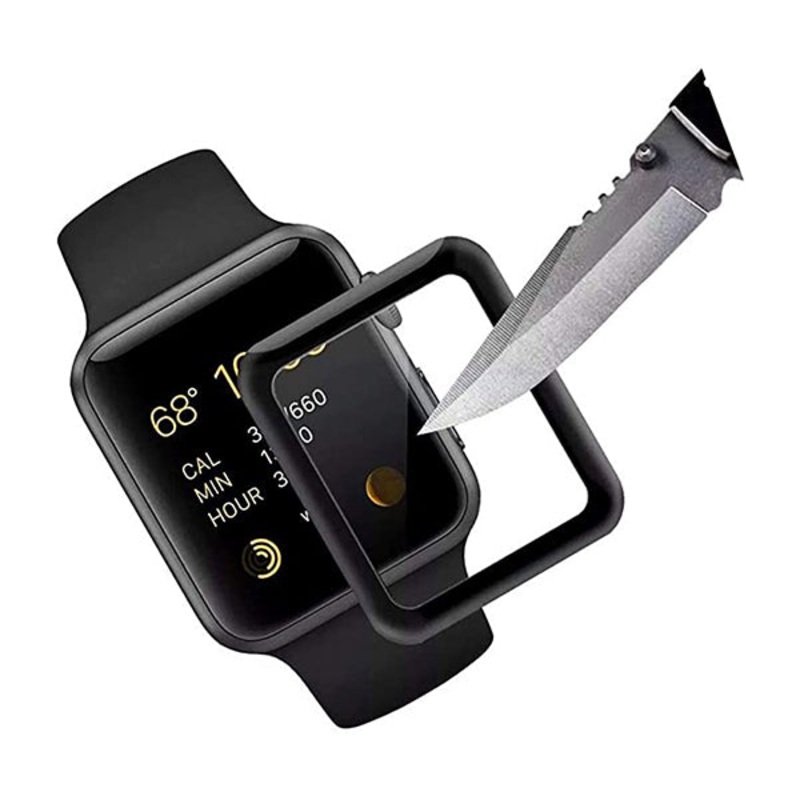 Promate, Guardio-40 3D Tempered Glass Screen Protector for Apple Watch 1, 2 ,3, 4. 9H Hardness. 40mm