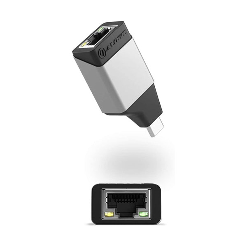 ALOGIC USB-C to Gigabit Ethernet Mini Adapter,RJ45 Port, Supports 10/100/1000Mbps network connections, Compatible for iPad Pro, Macbook Pro, Samsung Galaxy, Pixel, MacBook Air, Surface, iPad and More