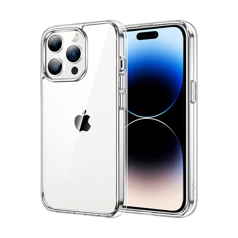 Clear Case for iPhone 14 Pro Max 6.7-Inch, Shockproof Phone Bumper Cover, Anti-Scratch Clear Back