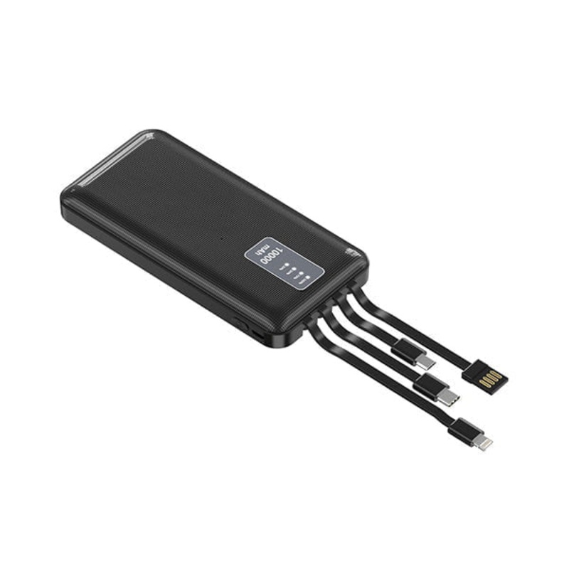 DX07 Enterprise Power Bank 10.000 mAh Multi Cable