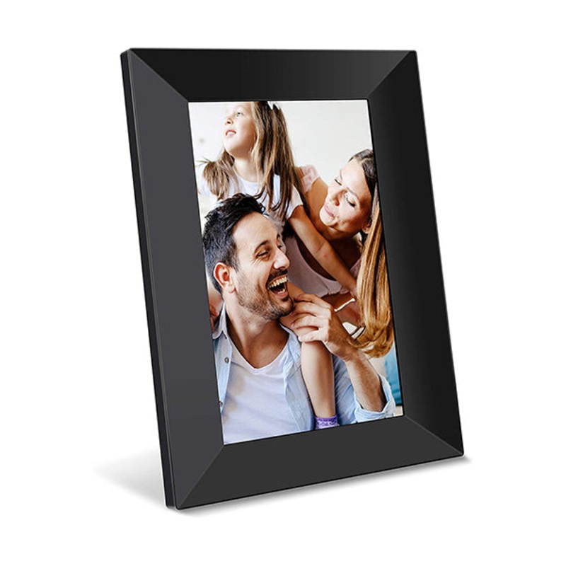 Feelcare Frameo Digital WiFi Picture Frame 8 inch, Send Photos or Videos from Anywhere, 16GB Storage,1280×800 IPS HD Display,Touchscreen for Easy Navigation, HN-DPF8000BLACK
