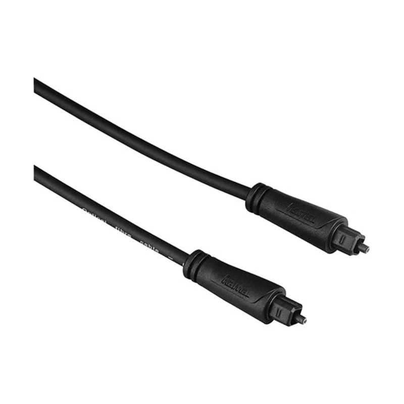 HAMA 122251 Audio Optical Fibre Cable, ODT plug (Toslink), 1.5 m