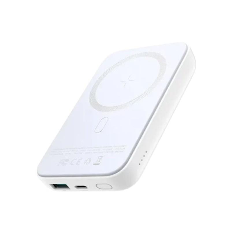 Joyroom, 10,000 mAh Strong Magnetic Wireless Mini Power Bank, 15W Max Wireless Output, PD 20W Fast Charging, JR-W020