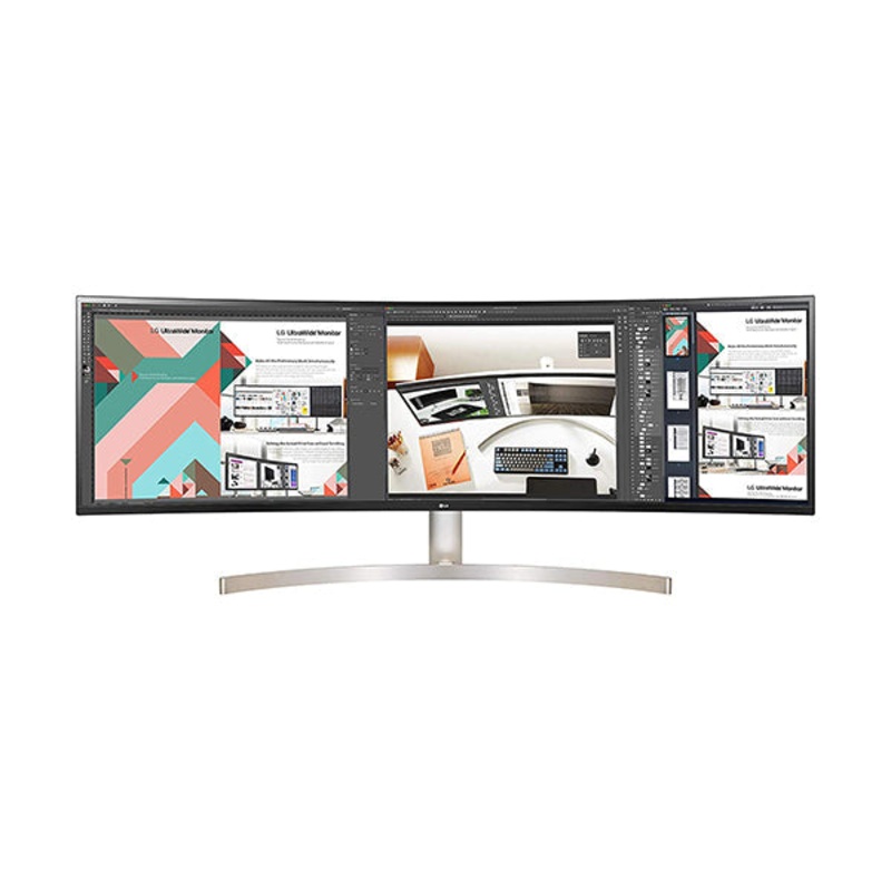 LG 49WL95C-WE 32:9 UltraWide Monitor 49 Dual DQHD (5120 x 1440) IPS Display, HDR10, USB Type-C with 85W Power Delivery, Ambient Light Sensor, 2 x 10W Stereo Speaker with Rich Bass