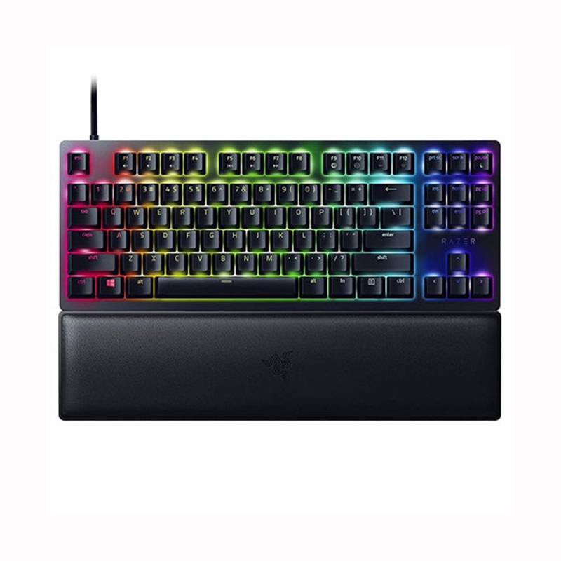 Razer Huntsman V2 Tenkeyless – Linear Optical Red Switch – US – Tenkeyless Optical Gaming Keyboard – RZ03-03940100-R3M1