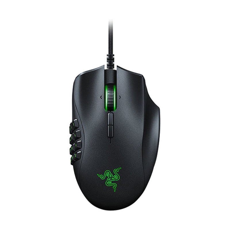 Razer Naga Trinity Chroma MMO Gaming Mouse, Up to 19 Programmable buttons- Interchangeable Side – RZ01-02410100-R3M1