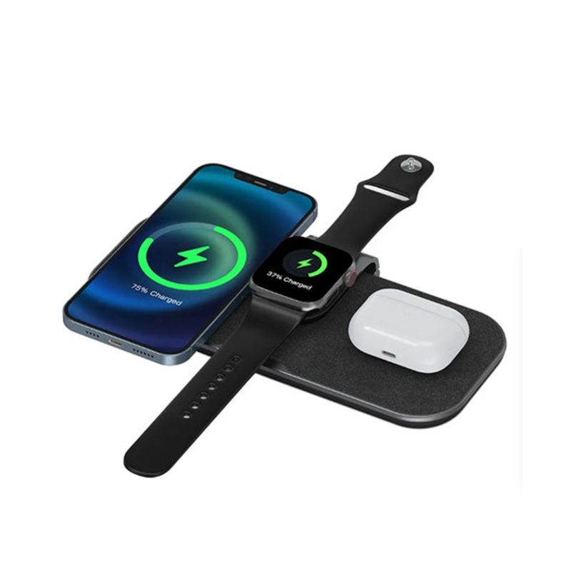 WIWU M6 Power Air 15W 3 In 1 Wireless Charger