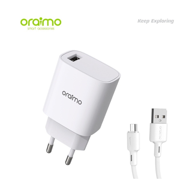 Oraimo Cannon 2 Pro Charger Kit Micro USB 18W Fast Charging OCW-E97S + M53
