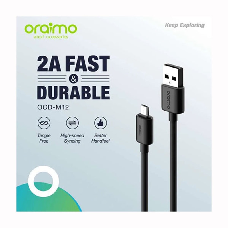 Oraimo EasyLine 2A Fast And Durable Micro USB OCD-M12