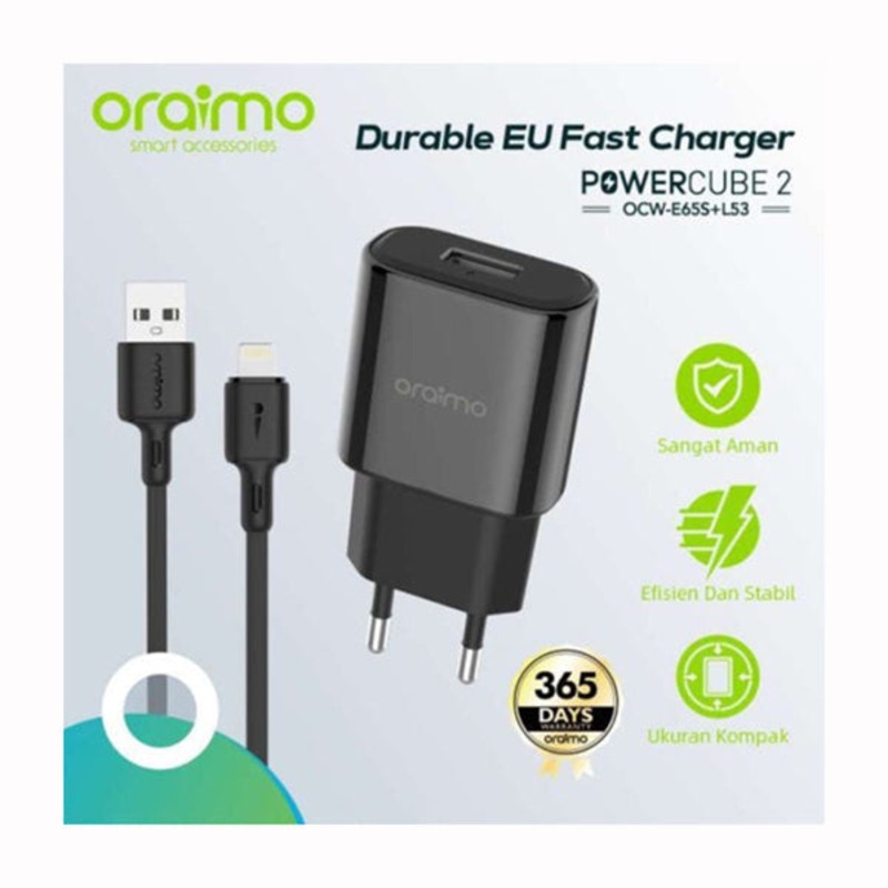 Oraimo POWERCUBE 2 OCW-E65S+L53 2A Fast Charging