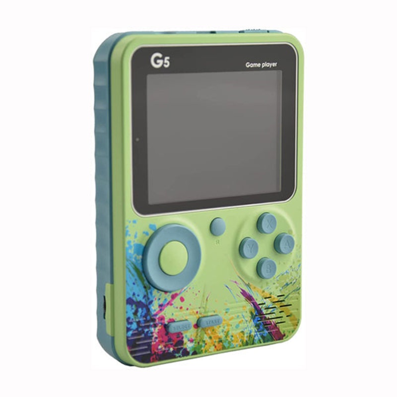 G5 Game Box – 500 Retro Games in 1 Mini Game Console Colorful LCD Screen with TV Output USB Rechargeable Portable Gaming Console Classic Games