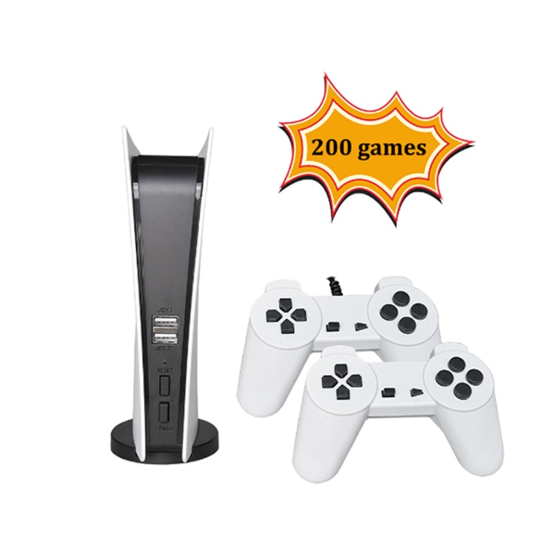 Game Station 5 USB Wired Video Game Console With 200 Classic Games 8 Bit GS5 TV Console Retro Handheld Game Player AV Output