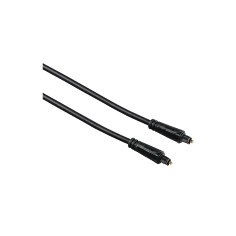 HAMA 122258 Audio Optical Fibre Cable, ODT plug (Toslink), 5 m