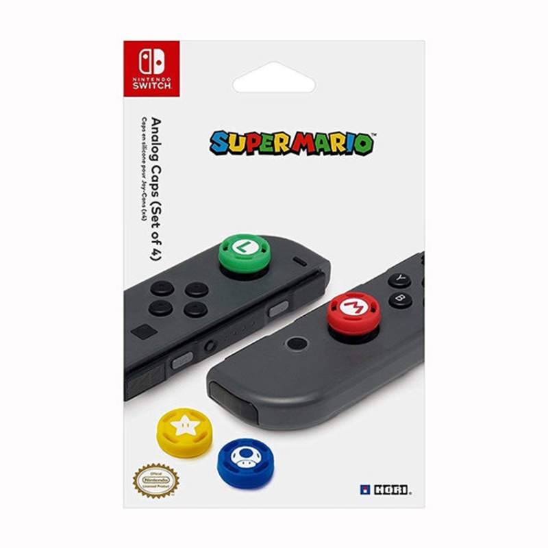 Hori Analog Caps – Super Mario Edition for Nintendo Switch