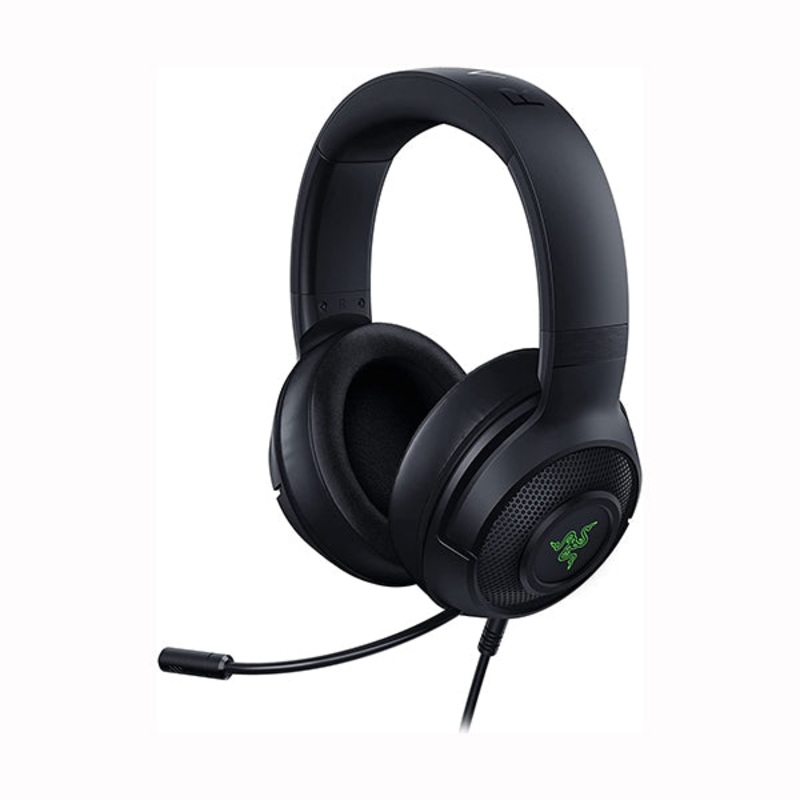 Razer Kraken V3 X Gaming Headset: 7.1 Surround Sound – USB – HyperClear Bendable Cardioid Mic – Chroma RGB Lighting – for PC – RZ04-03750300-R3M1