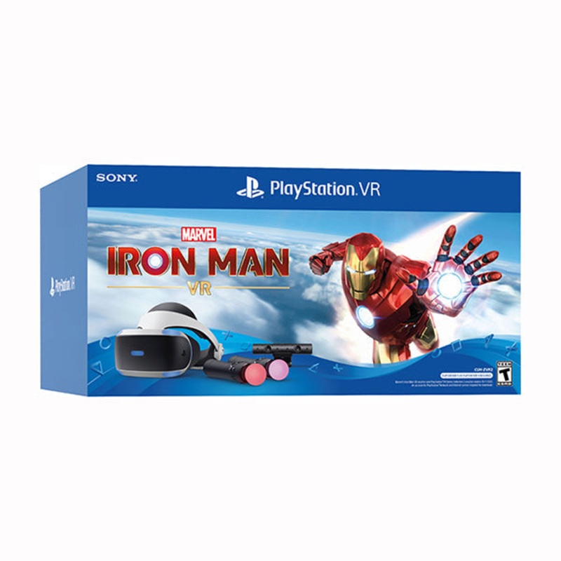 Sony Playstation – VR Marvel’s Iron Man VR Bundle for PS5 and PS4, Works with Alexa, Works with Hey Google