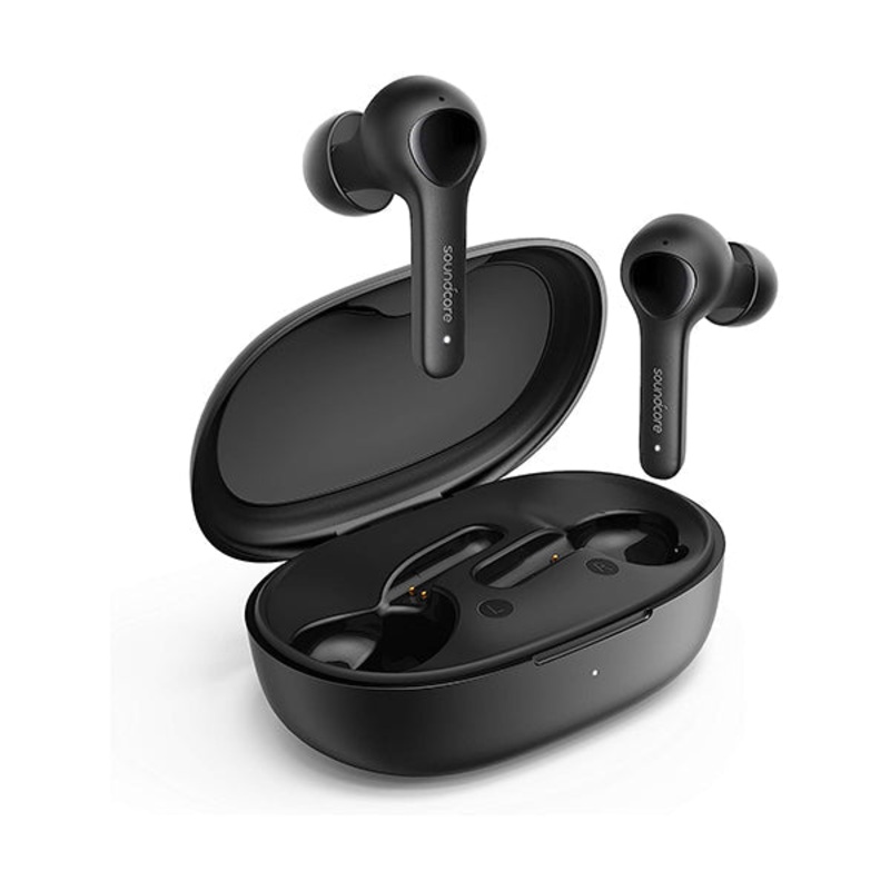 Soundcore by Anker Life Note True Wireless Earbuds with 4 Mics, 40H Playtime, CVC 8.0 Noise Reduction, Graphene Driver, Clear Sound, USB C, Wireless Earphones for Work, Home Office