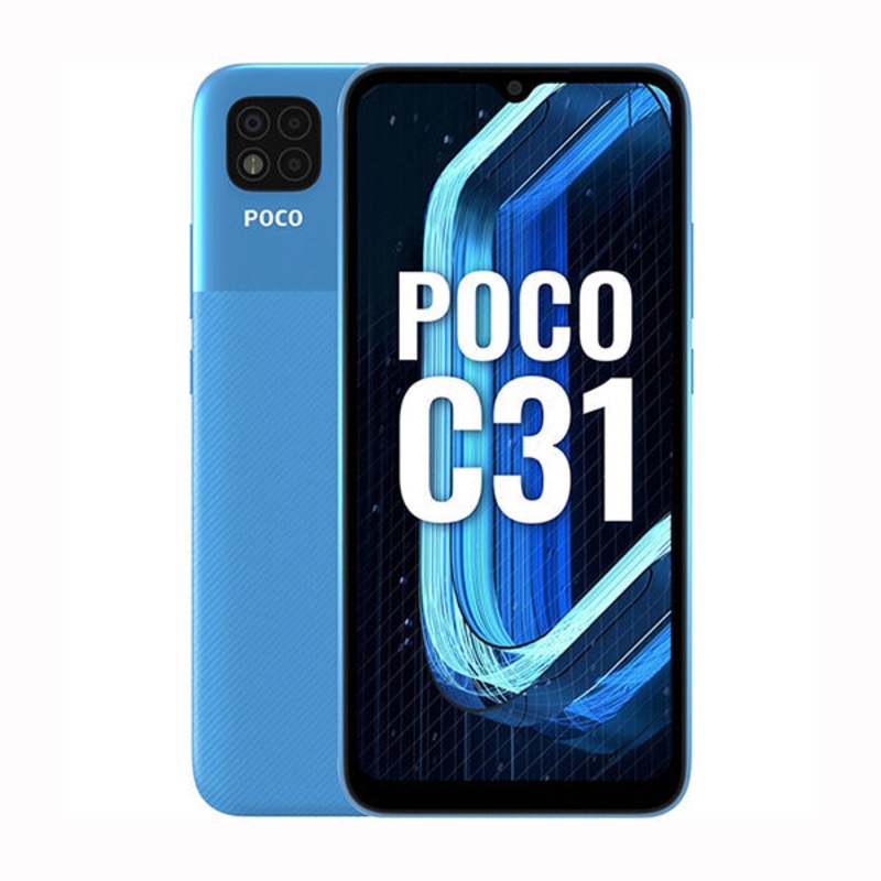 Xiaomi Poco C31 4GB/64GB|Royal Blue|Shadow Gray|Brand New
