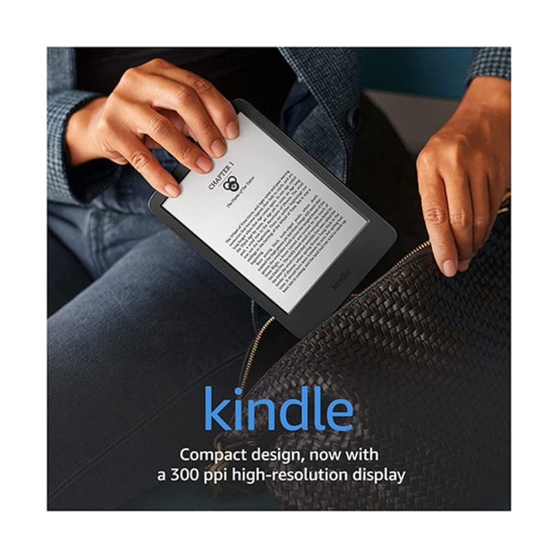 All-new Kindle (2022 release)  The lightest and most compact Kindle, 16GB now with a 6 300 ppi high-resolution display, and 2x the storage, 11th Gen