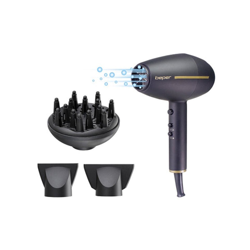 Beper, Hair Dryer, 40.406|Black|Brand New
