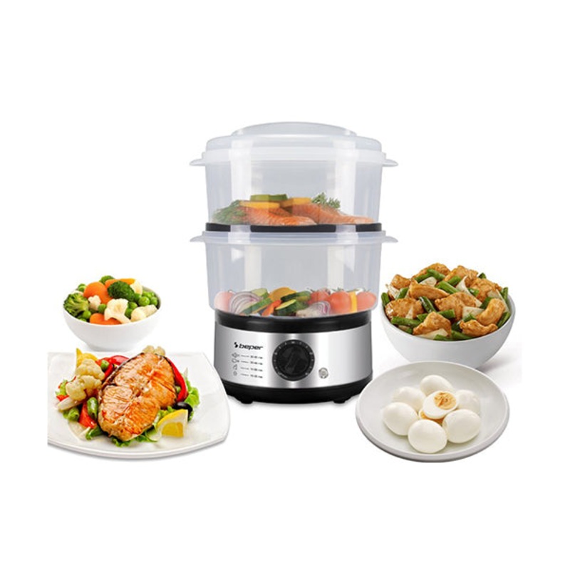 Beper, Steam Cooker, BC.261|Black|Brand New