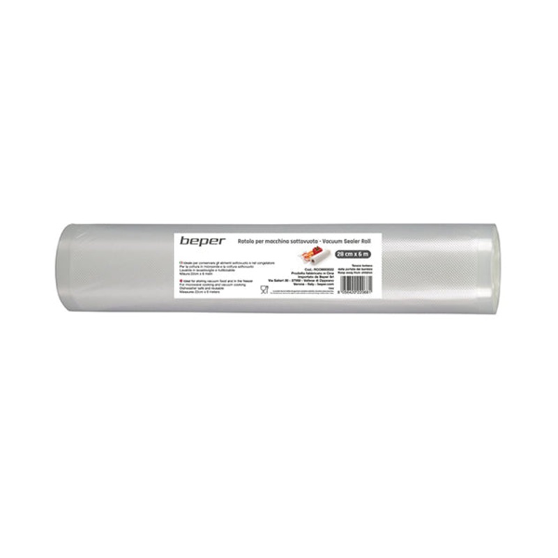 Beper, Vacuum Sealer Bag Roll, 28cm x 6 meters, RCO9003028