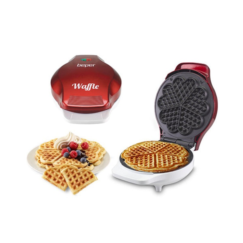 Beper, Waffle Maker, BT.603Y|Red|Brand New