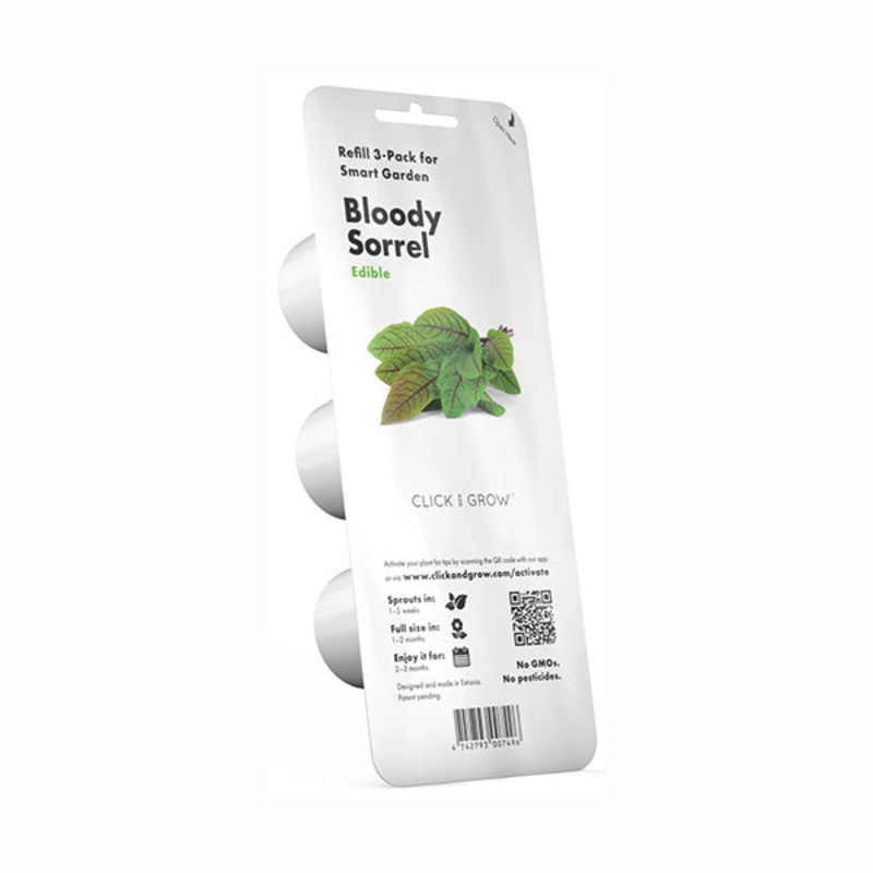 Click and Grow Bloody Sorrel – 3 Packs