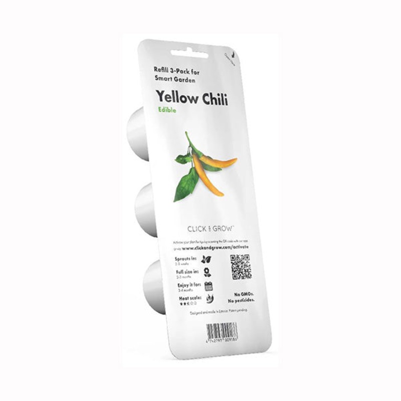 Click and Grow Yellow Chili Pepper Plant Pods – 3 Packs