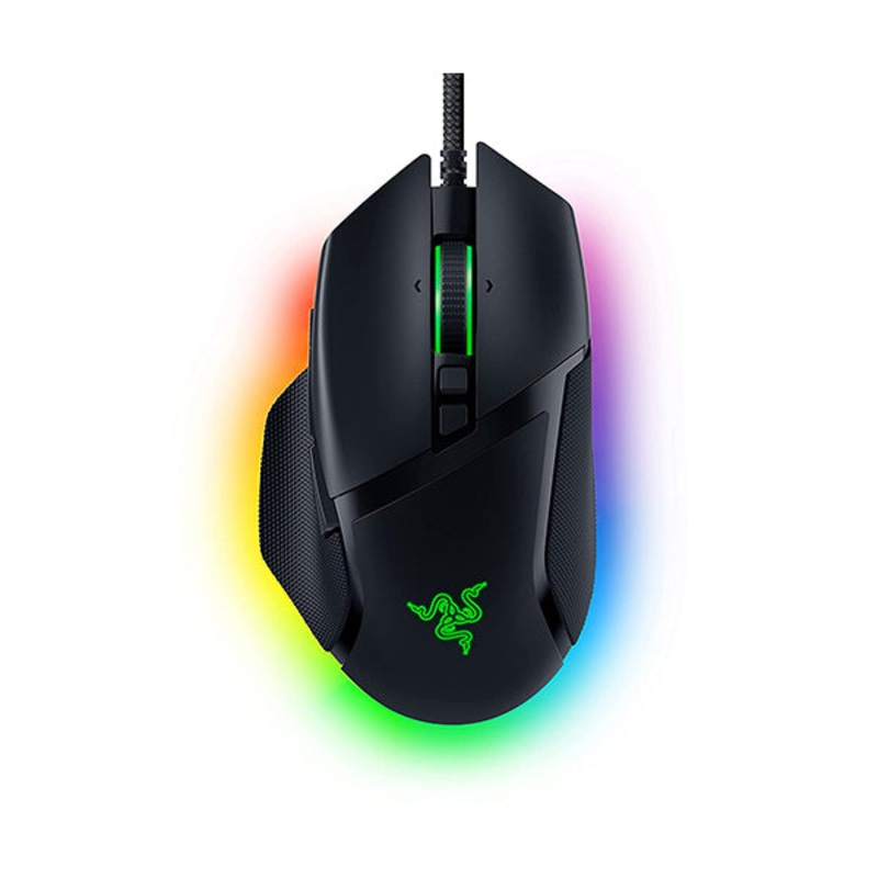 Razer Basilisk V3 Customizable Ergonomic Gaming Wired Mouse: Chroma RGB Lighting – 26K DPI Optical Sensor – 11 Programmable Buttons – HyperScroll Tilt Wheel – RZ01-04000100-R3M1