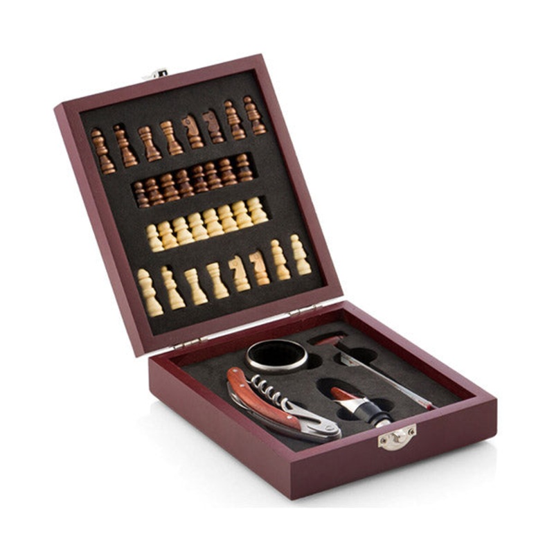 InnovaGoods Chess Wine Set 37 Pieces – V0100602