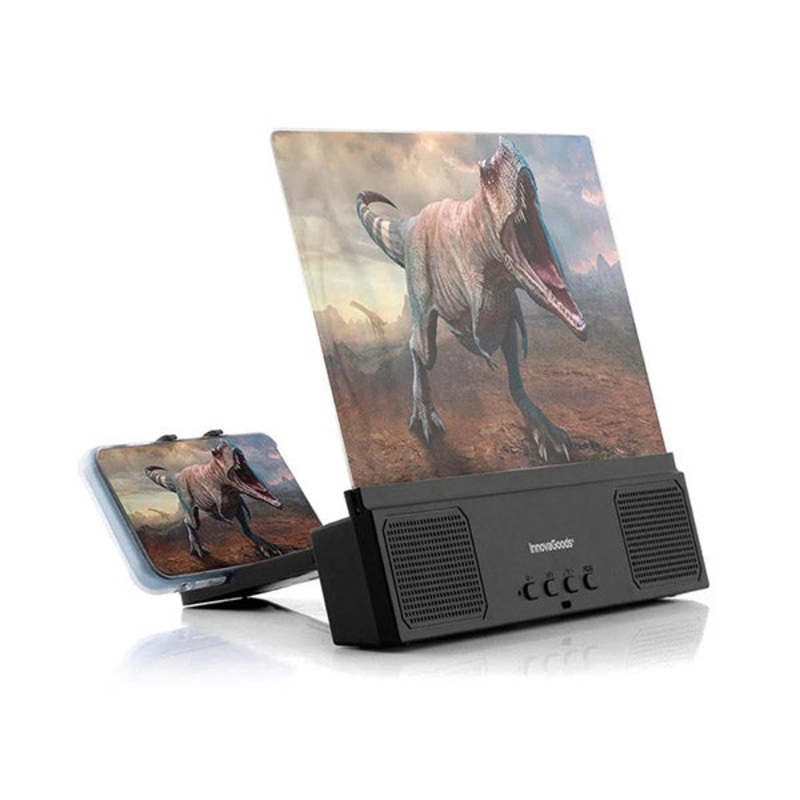 InnovaGoods Mobile Phone Screen Amplifier with Speaker Mobimax – V0103404