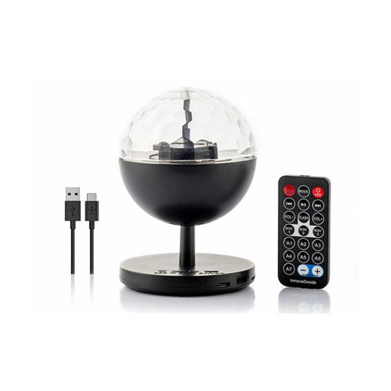 InnovaGoods Rechargeable Led Projector with Speaker Istarlyt – V0103838