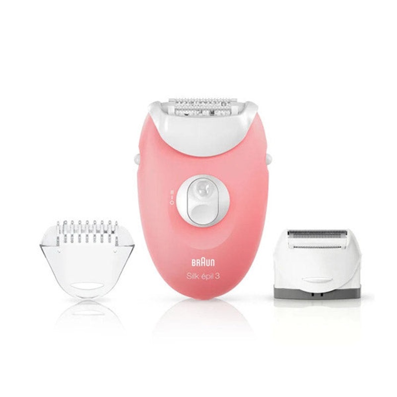 Braun Silk-Epil 3-3440 Epilator With 3 Extras